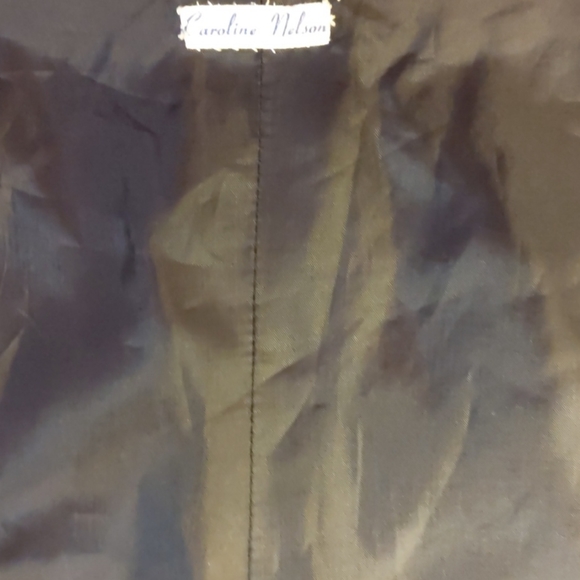 Vintage black velvet vest - Picture 4 of 4